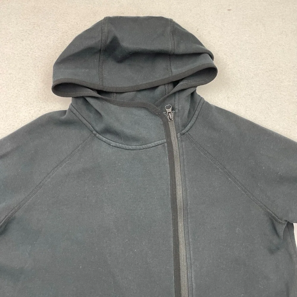 Nike Tech Fleece Hoodie Womens Small Black Hoodie Tail Cape Full Zip 908822-010